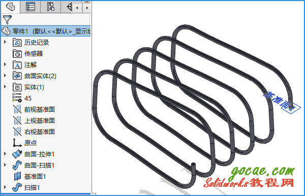每日一练：#17 如何用solidworks绘制矩形弹簧3D建模教程