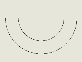 solidworks工程图自动绘制半圆的十字中心线/SW宏应用
