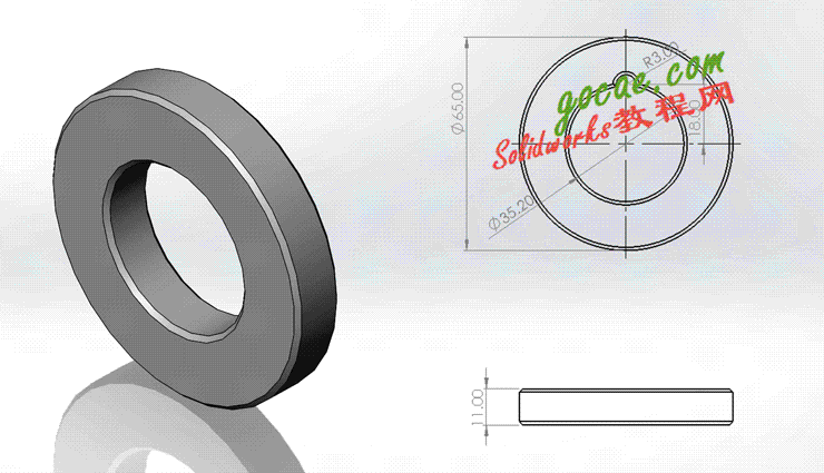 每日一练：#76 | 简单零件的建模 | 焊接翻转变位机 solidworks 视频教程