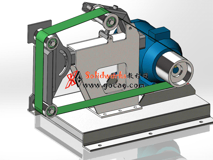 每日一练 #98 | 砂带机 | solidworks2020 机械设计 案例视频教程