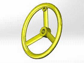Solidworks入门教程：EB057 圆轮缘手轮C型 JB/T 7273.5 视频教程