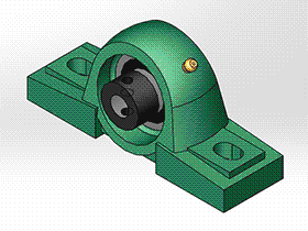 solidworks 标准件 #7 UELP 带立式座轴承 GB╱T 7810 3D模型零件库 标准查询