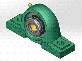 solidworks 标准件 #15 UKP+H 带立式座轴承 GB╱T 7810 3D模型零件库 标准查询