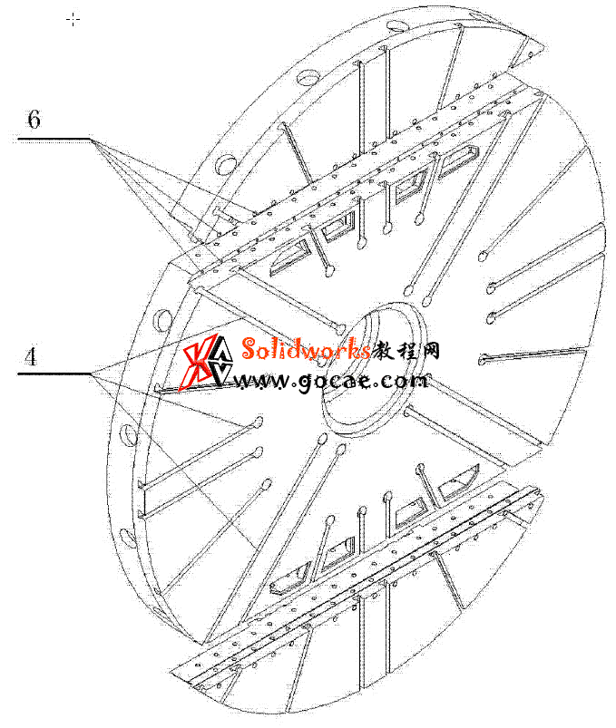 回转工作台的台面结构