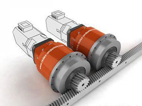 大型机床用双电机齿轮消隙移动定位结构设计
