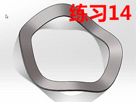 每日一练：#14 JB/T 7590-2005 波形垫圈 solidworks建模画法