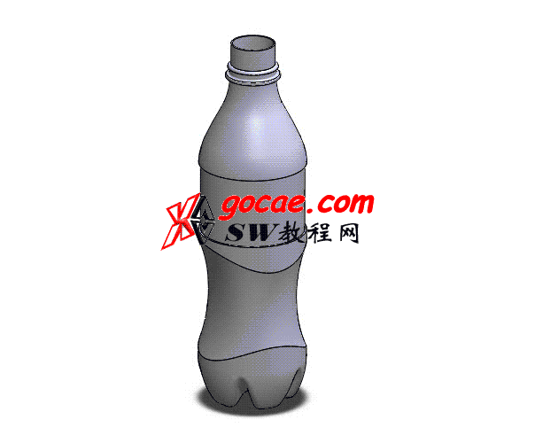 每日一练：#28 可乐瓶的solidworks建模画法