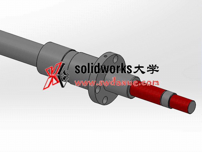 solidworks工程图203根丝杆的绘制和出图视频教程